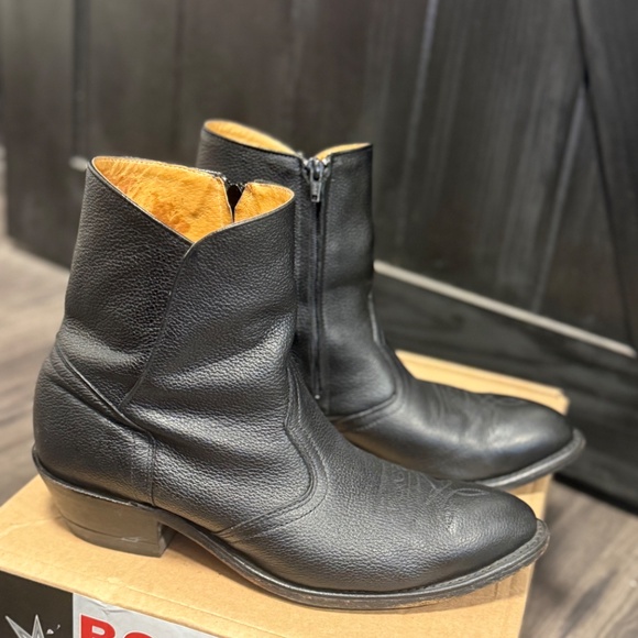 1863  boulet boots  - leather - Picture 7 of 10